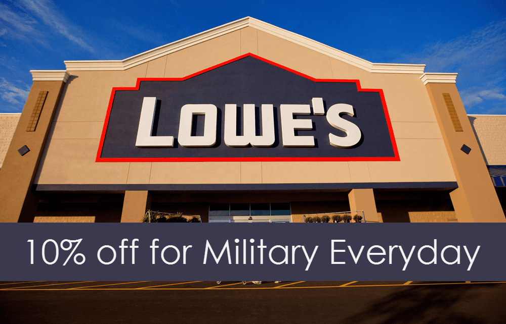 Lowe s Discount Military Get 10 Off ALL Purchases Tallahassee Times