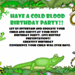 Reptile Adventure Birthday Parties