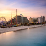 daytona beach skyline at dusk