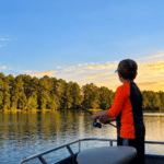 fishing on the lake